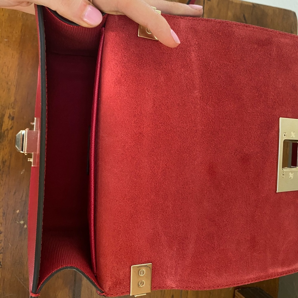 Mint Condition Furla MiMi Bag in Ruby - Picture 6 of 7